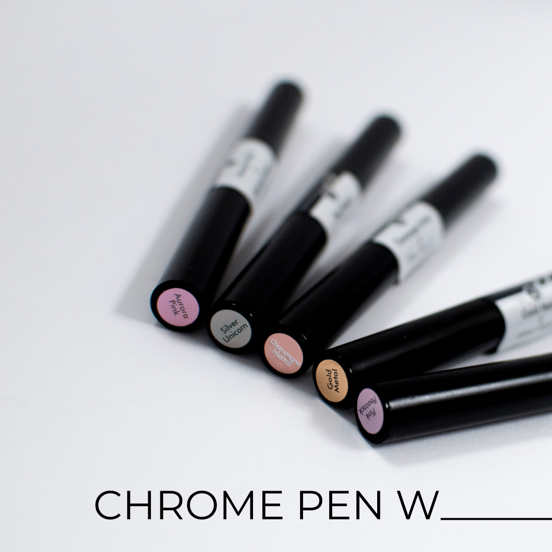 Chrome Pen W 05 Blue Metal x Pink Peacock