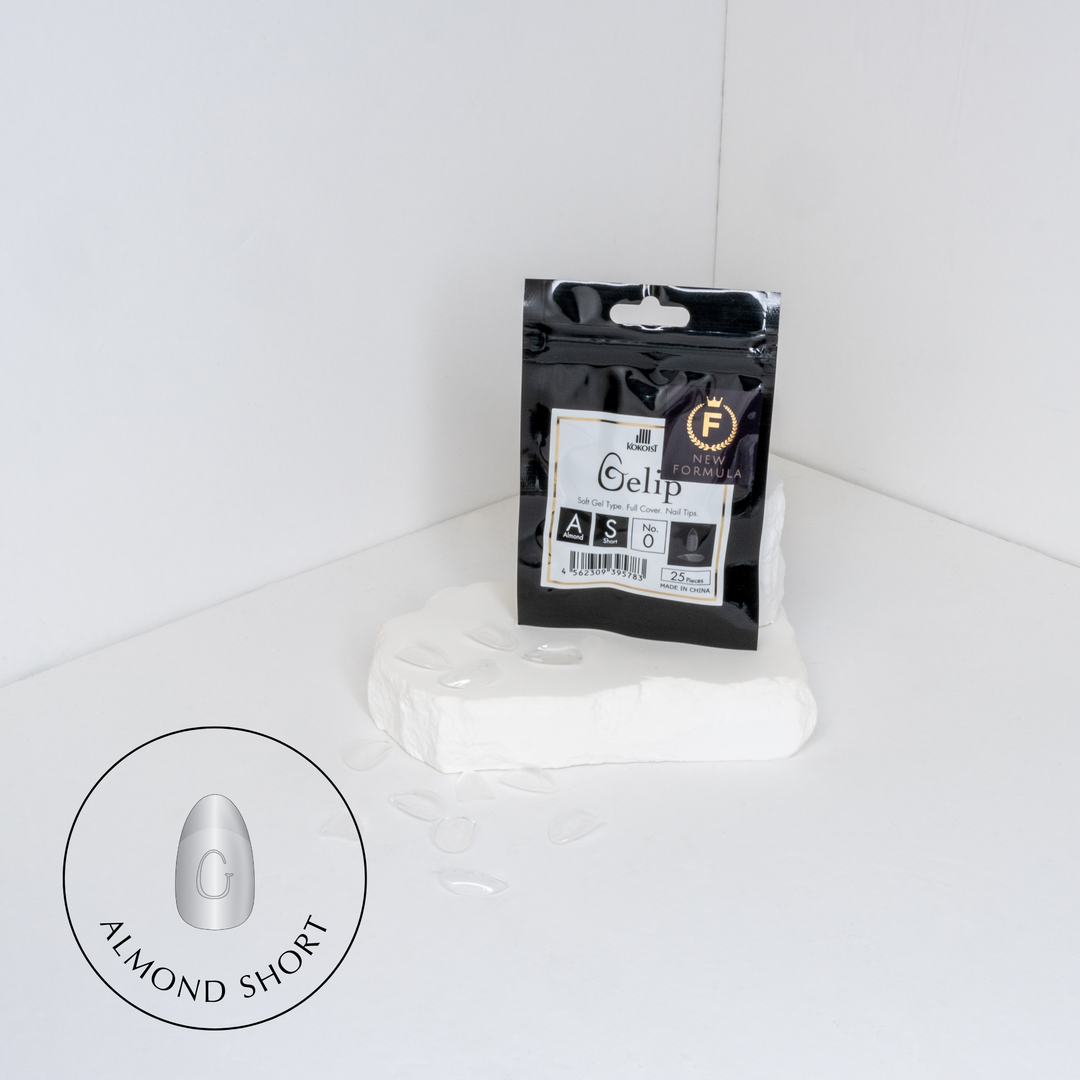 Almond Short Gelip Refill Pack (25 pcs.)