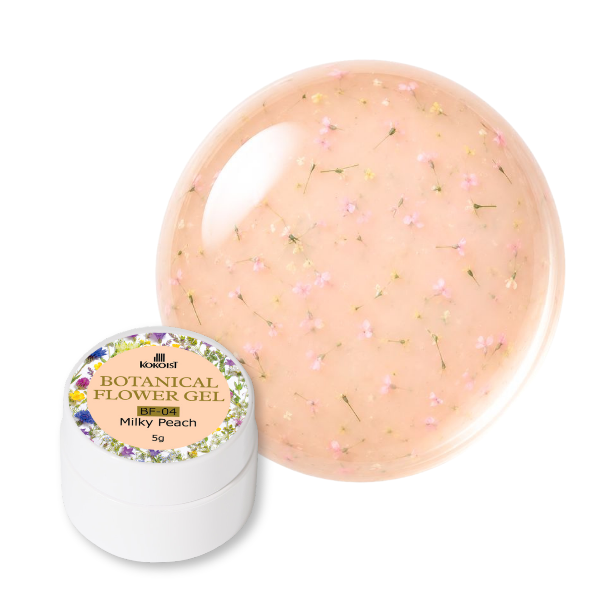 Botanical Flower Gel BF-04 Milky Peach – KOKOIST USA