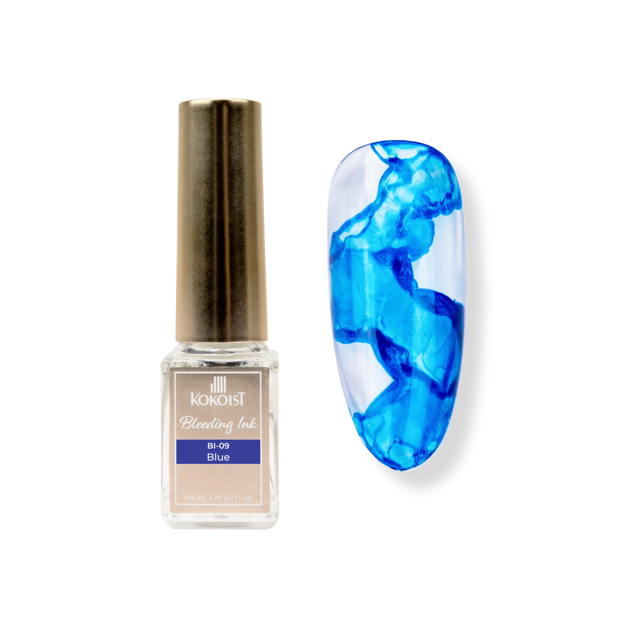 ジェルネイル・ネイルシール KOKOIST bleeding ink BI-09 Bleeding Ink Blue – KOKOIST USA