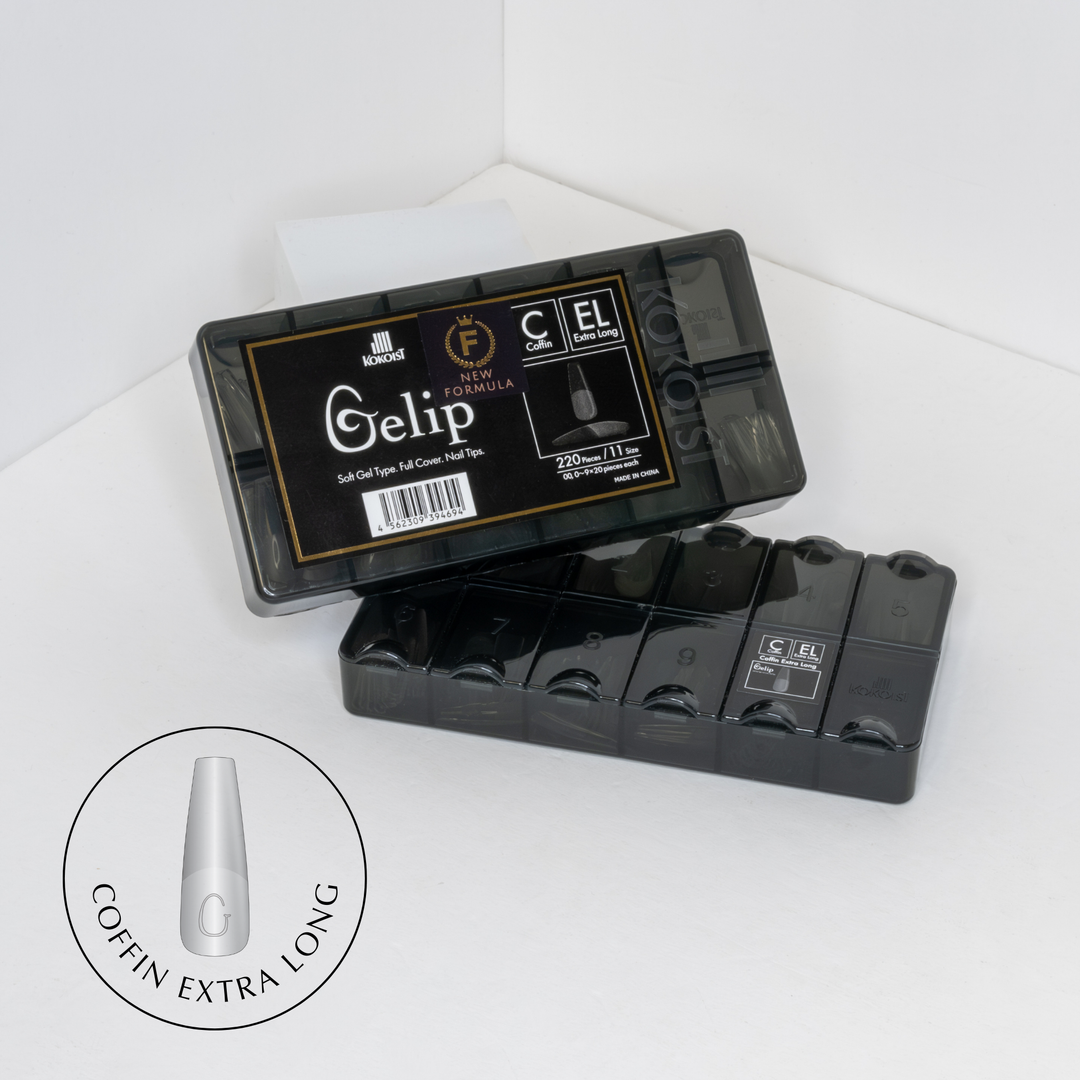 Coffin Extra Long Gelip Extensions (220 pcs.)