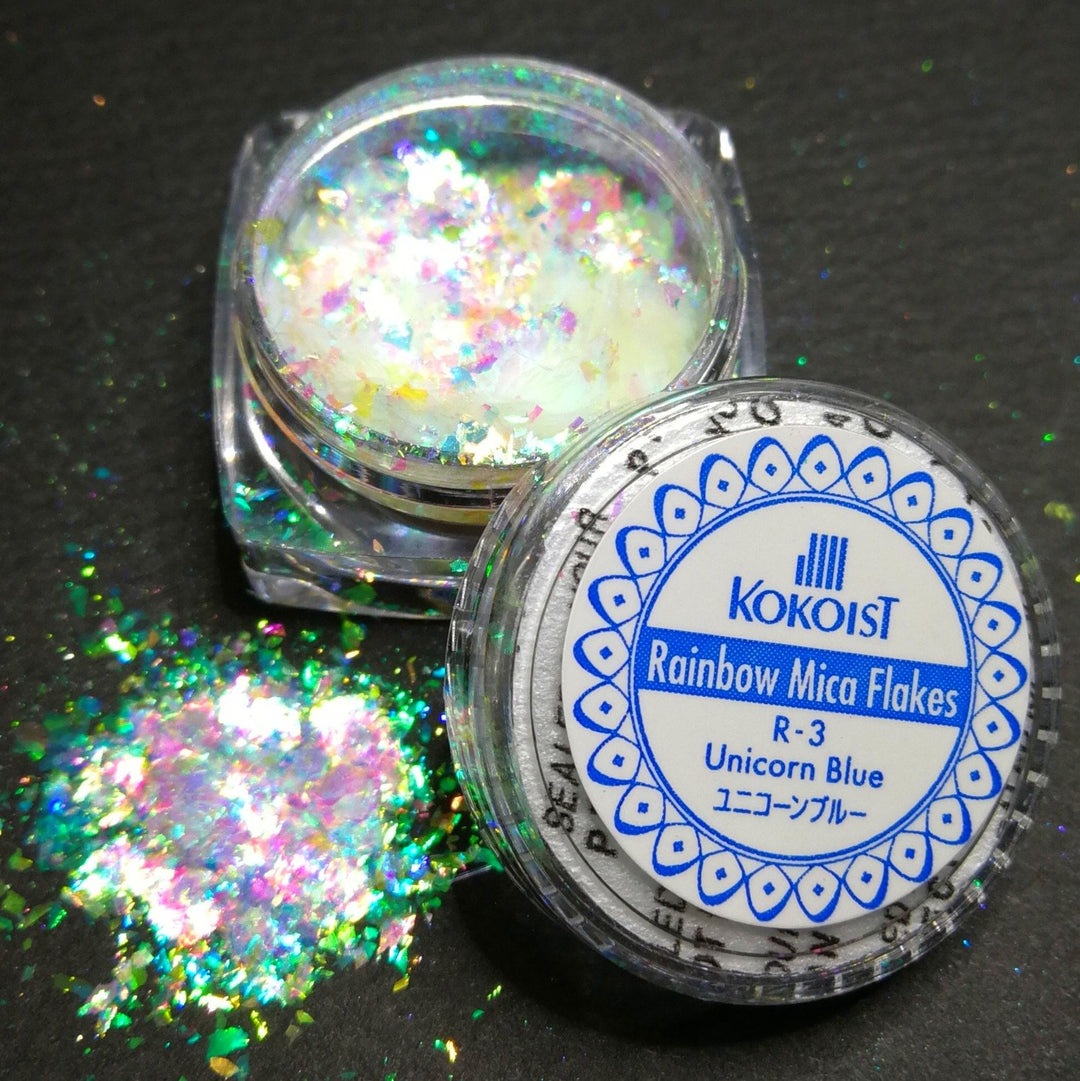Rainbow Mica Flakes R-3 Unicorn Blue