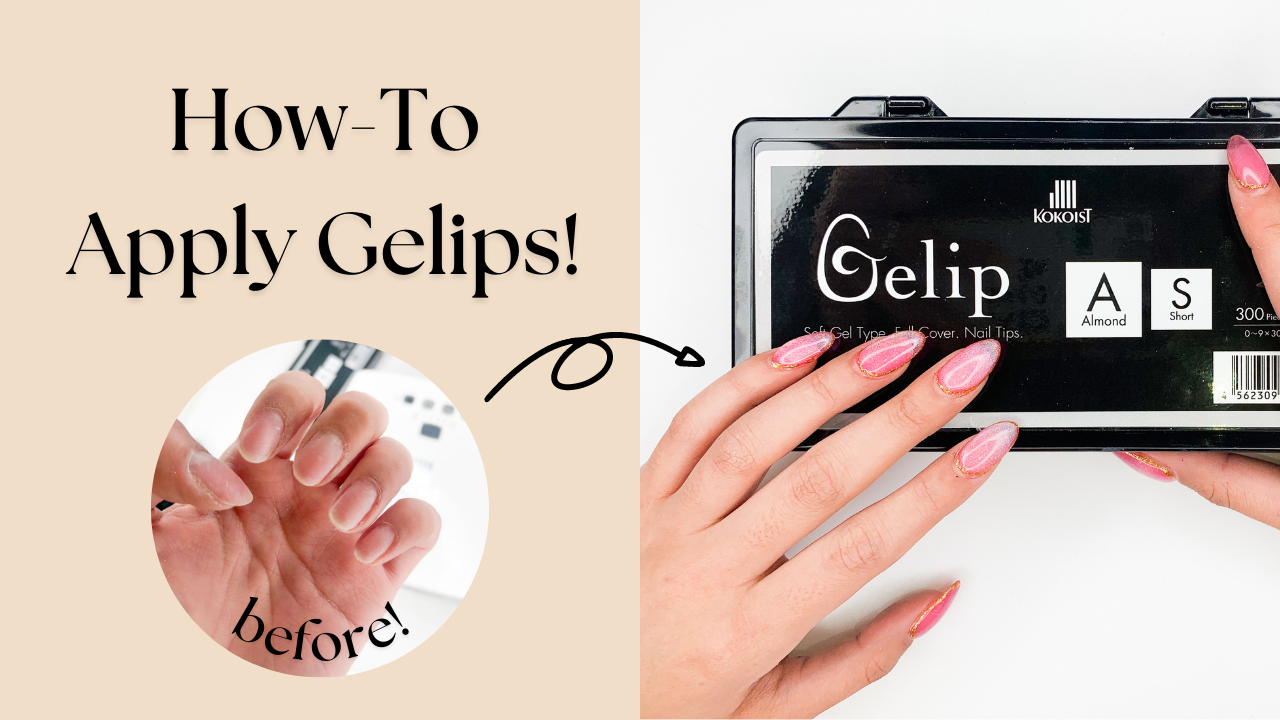 How to Apply Full-Coverage Extension Tips With Japanese Gel! | Gelip Tutorial