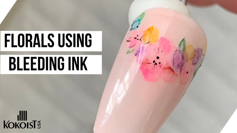 How To Watercolor Flowers With KOKOIST Bleeding Inks