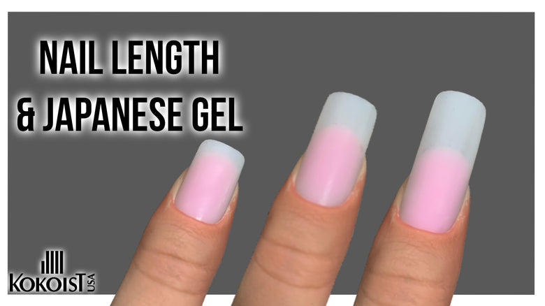Nail Length: How Long is Too Long with Japanese Gel?