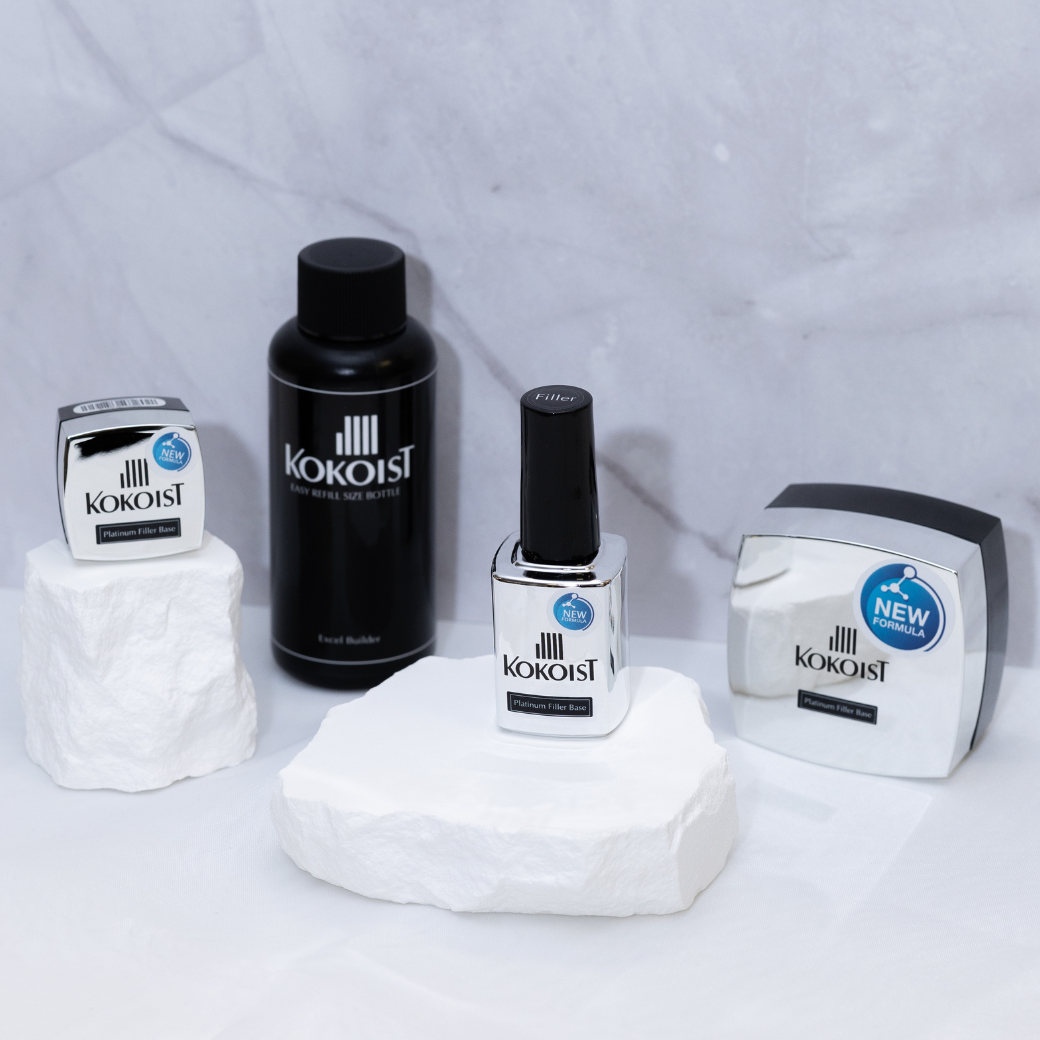 ジェルネイル・ネイルシール KOKOIST Platinum Filler Base 100g Platinum Filler Base 15ml – KOKOIST USA