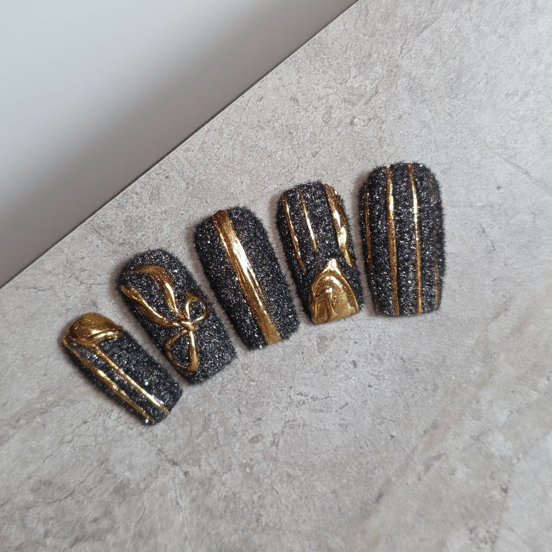 Pushu Pushu FLUFFY 06 Black Glitter