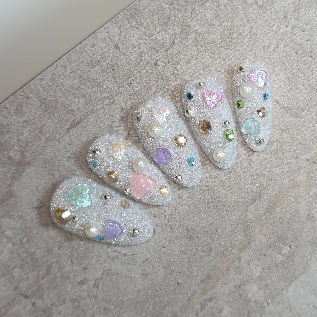 Pushu Pushu FLUFFY 07 White Glitter