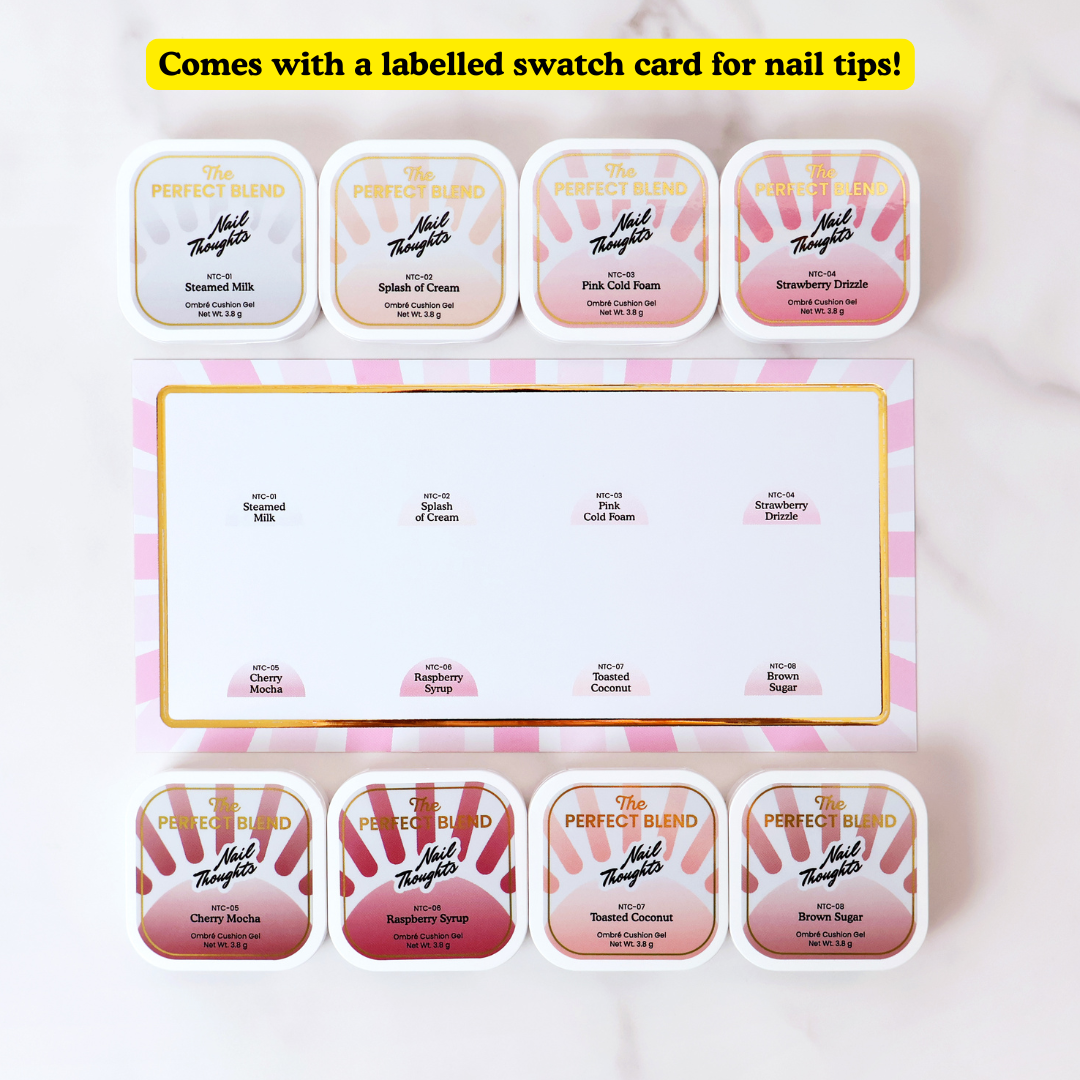 Nail Thoughts The Perfect Blend Ombré Cushion Gel (+ Mini Sponge &amp; Grabber Kit!)