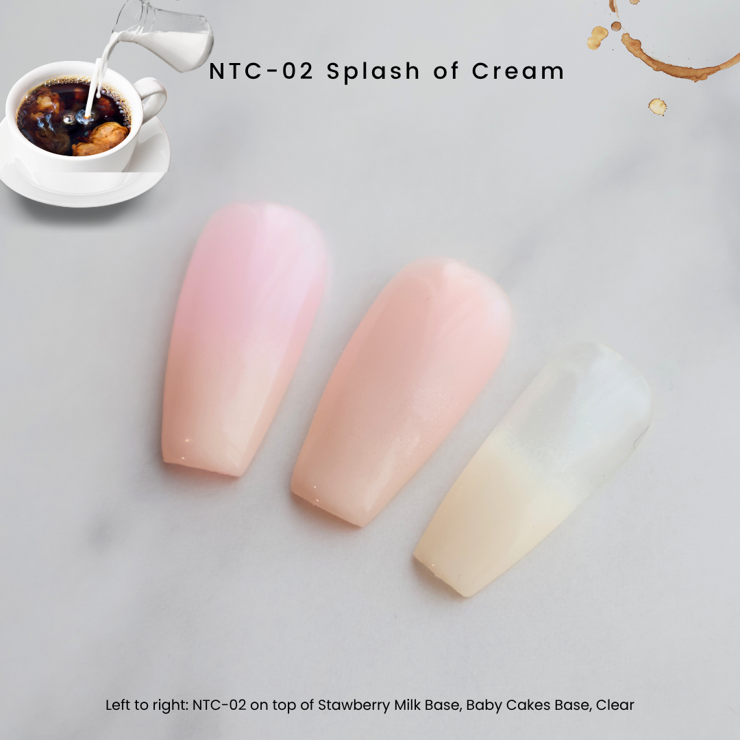 NTC-02 Splash of Cream | Nail Thoughts The Perfect Blend Ombré Cushion Gel