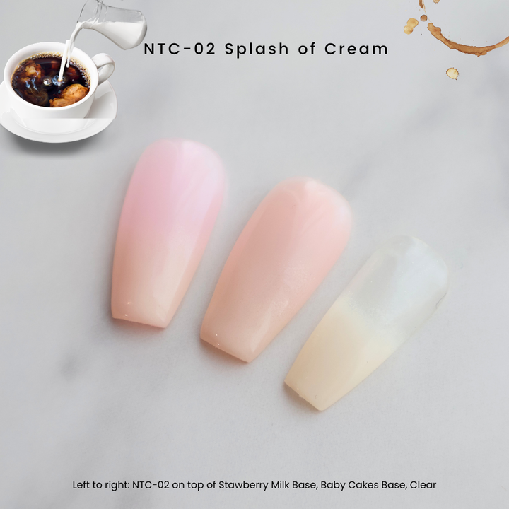 NTC-02 Splash of Cream | Nail Thoughts The Perfect Blend Ombré Cushion Gel
