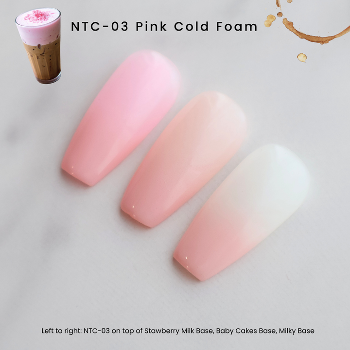 NTC-03 Pink Cold Foam | Nail Thoughts The Perfect Blend Ombré Cushion Gel