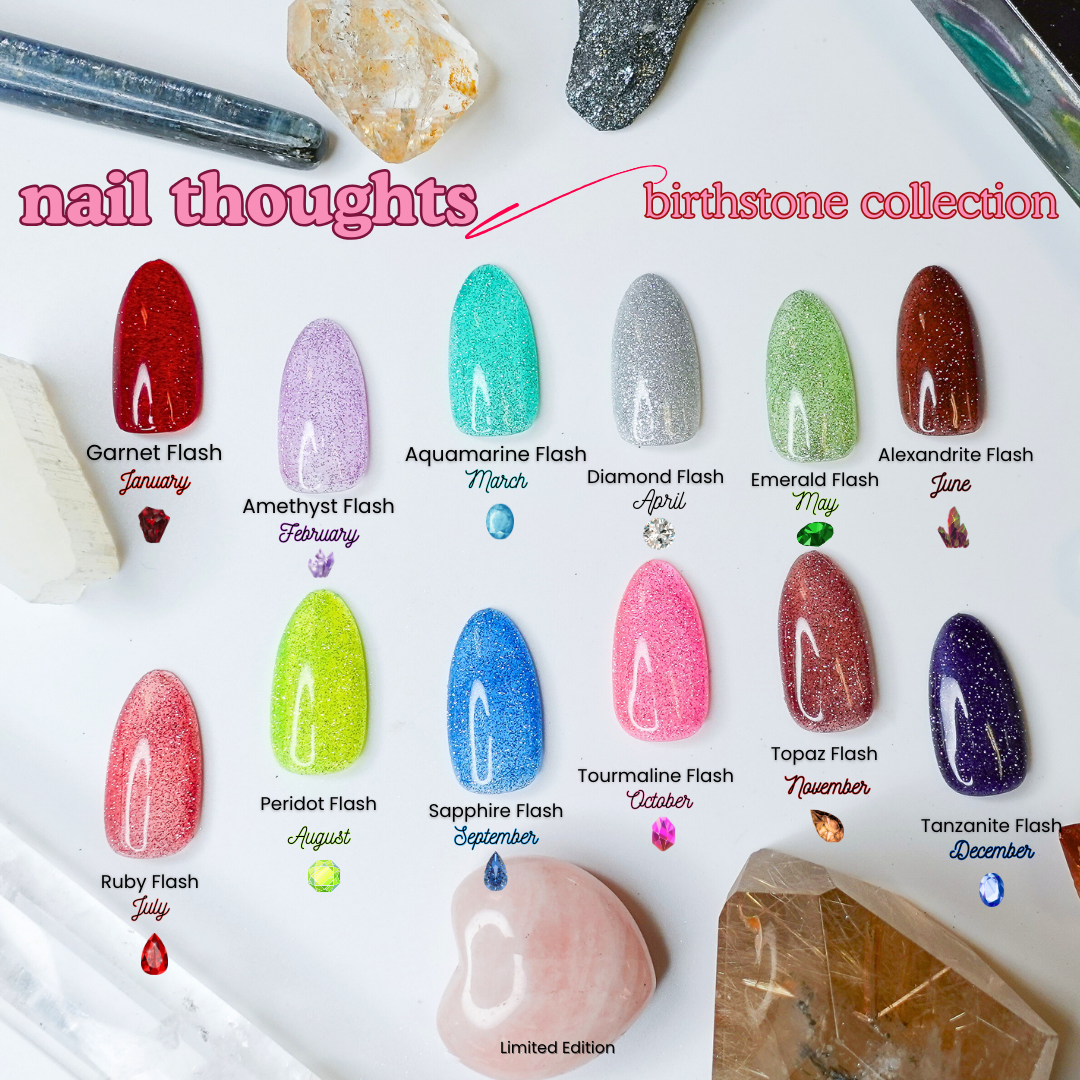 Nail Thoughts Birthstone Collection