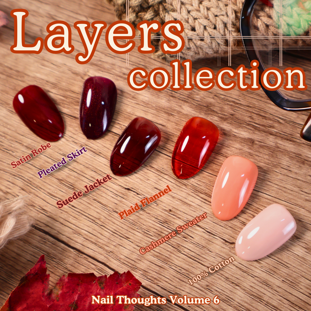 Nail Thoughts Color Gel Collection VOLUME 6