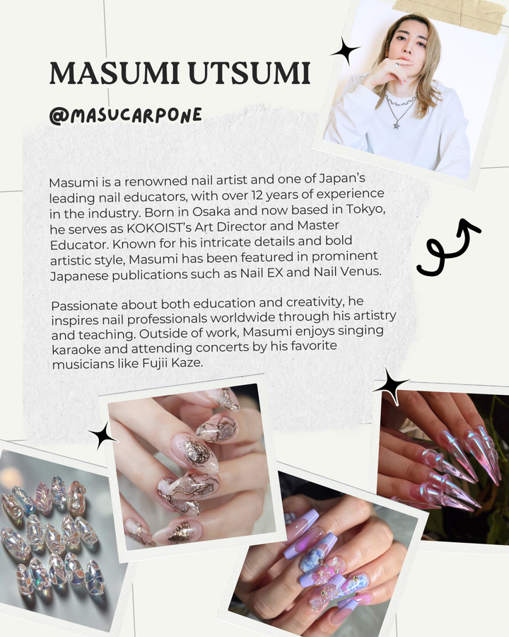 SAN ANTONIO, TX 08/29 IN-PERSON KOKOIST Nail Art Workshop with Masumi Utsumi and Noelle Moore