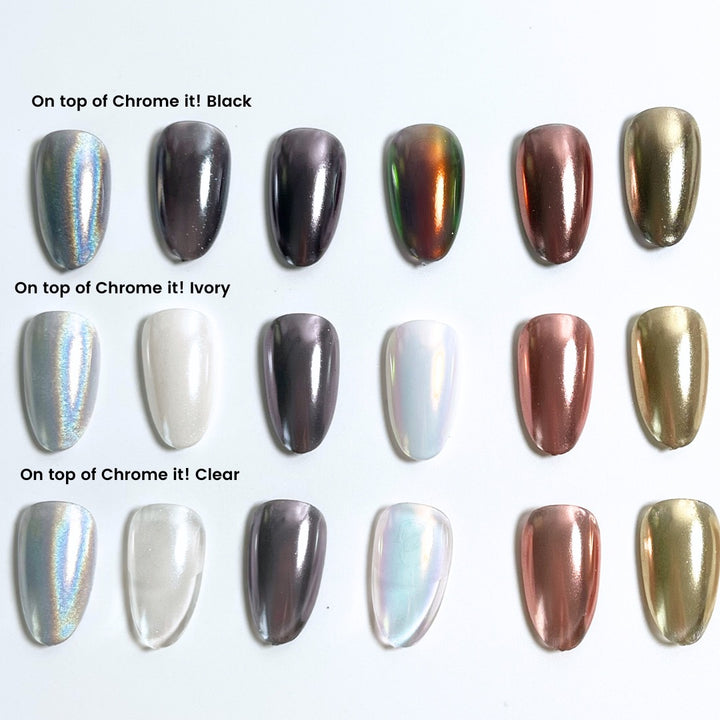NTT-CC Chrome It! Clear Non-Wipe Gel