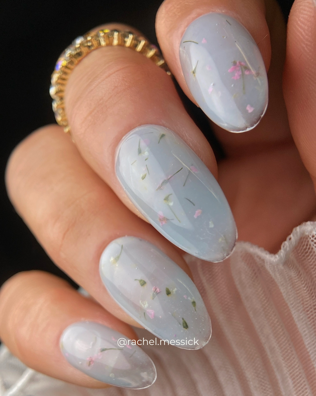 Botanical Flower Gel BF-01 Milky Blue