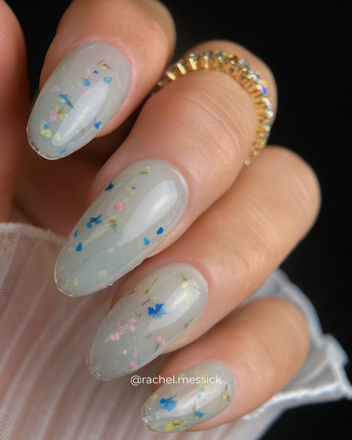 Botanical Flower Gel BF-02 Milky Green