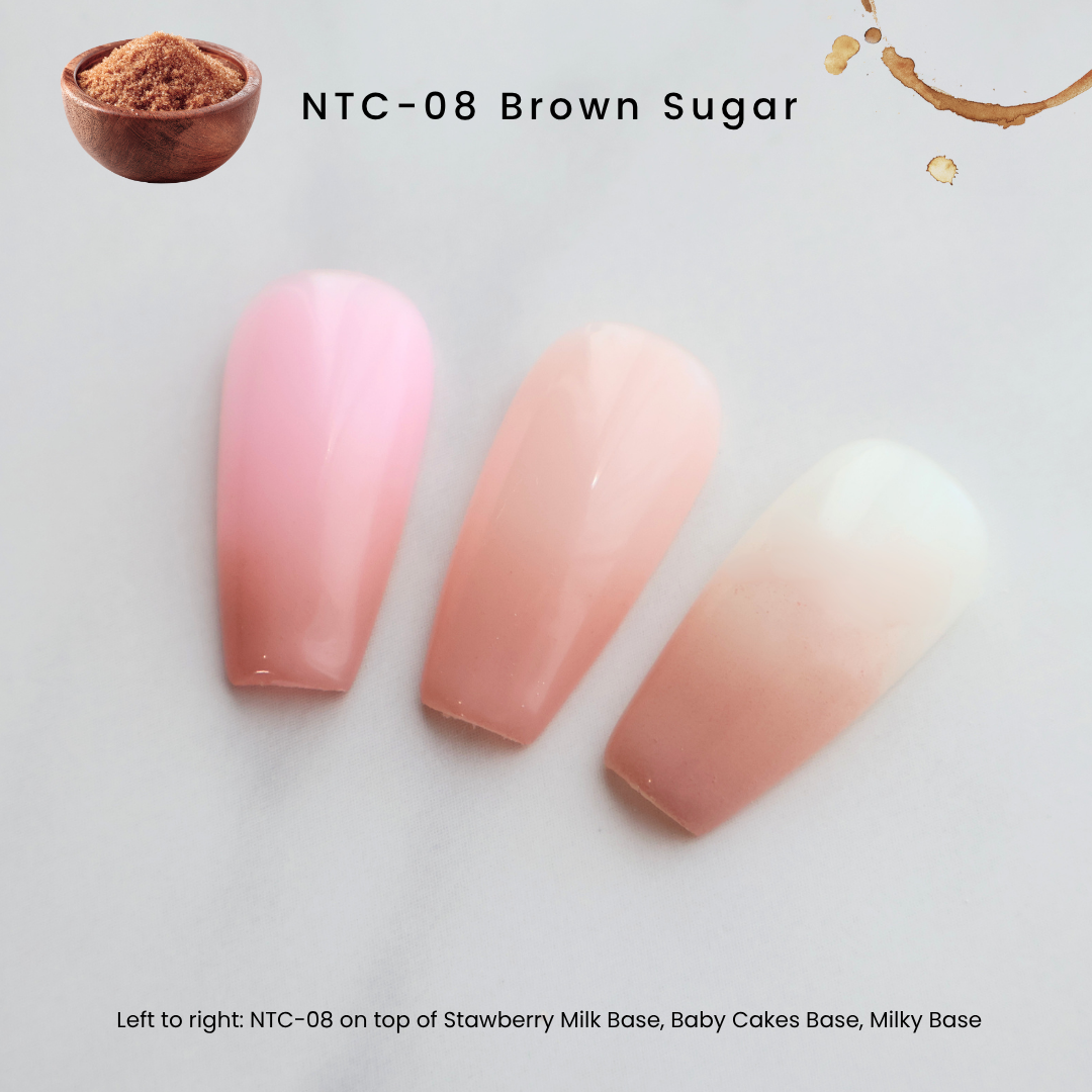 NTC-08 Brown Sugar | Nail Thoughts The Perfect Blend Ombré Cushion Gel