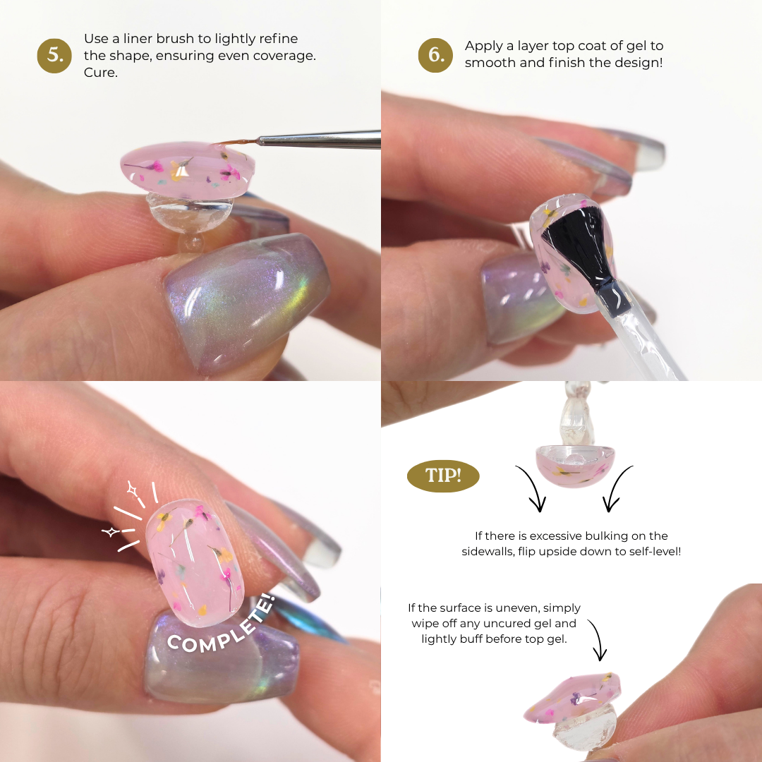 Botanical Flower Gel BF-01 Milky Blue
