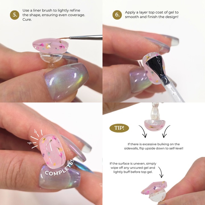 Botanical Flower Gel BF-01 Milky Blue