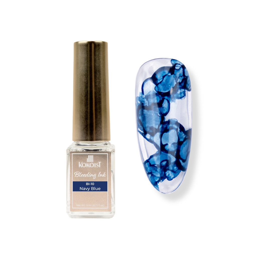 ジェルネイル・ネイルシール KOKOIST bleeding ink BI-10 Bleeding Ink Navy Blue – KOKOIST USA