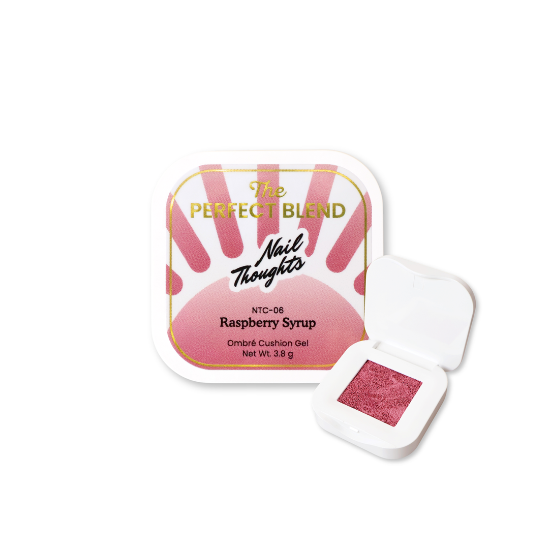 NTC-06 Raspberry Syrup | Nail Thoughts The Perfect Blend Ombré Cushion Gel