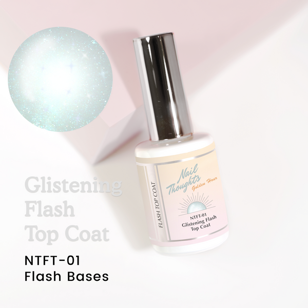 NTFT Glistening Flash Top Coat Gel