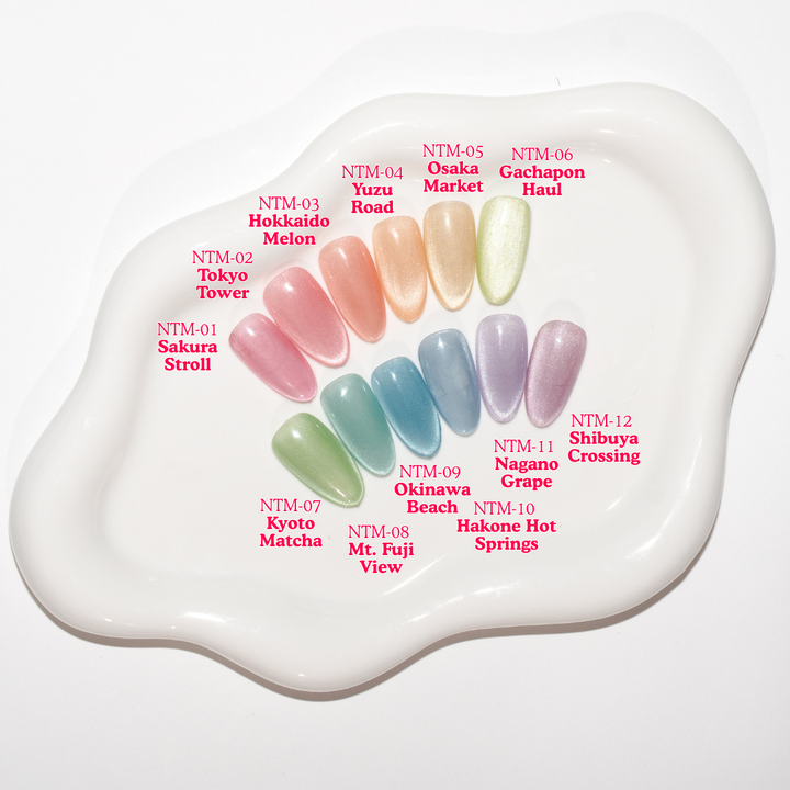 Across Japan! Nail Thoughts Magnetic Gel Collection