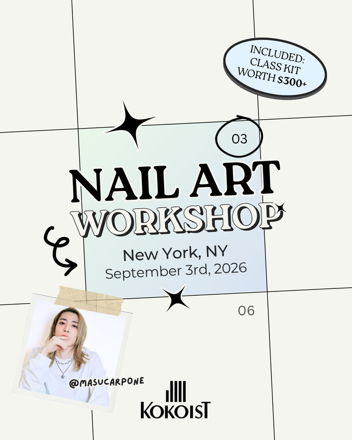 NEW YORK, NY 09/03 IN-PERSON KOKOIST Nail Art Workshop with Masumi Utsumi