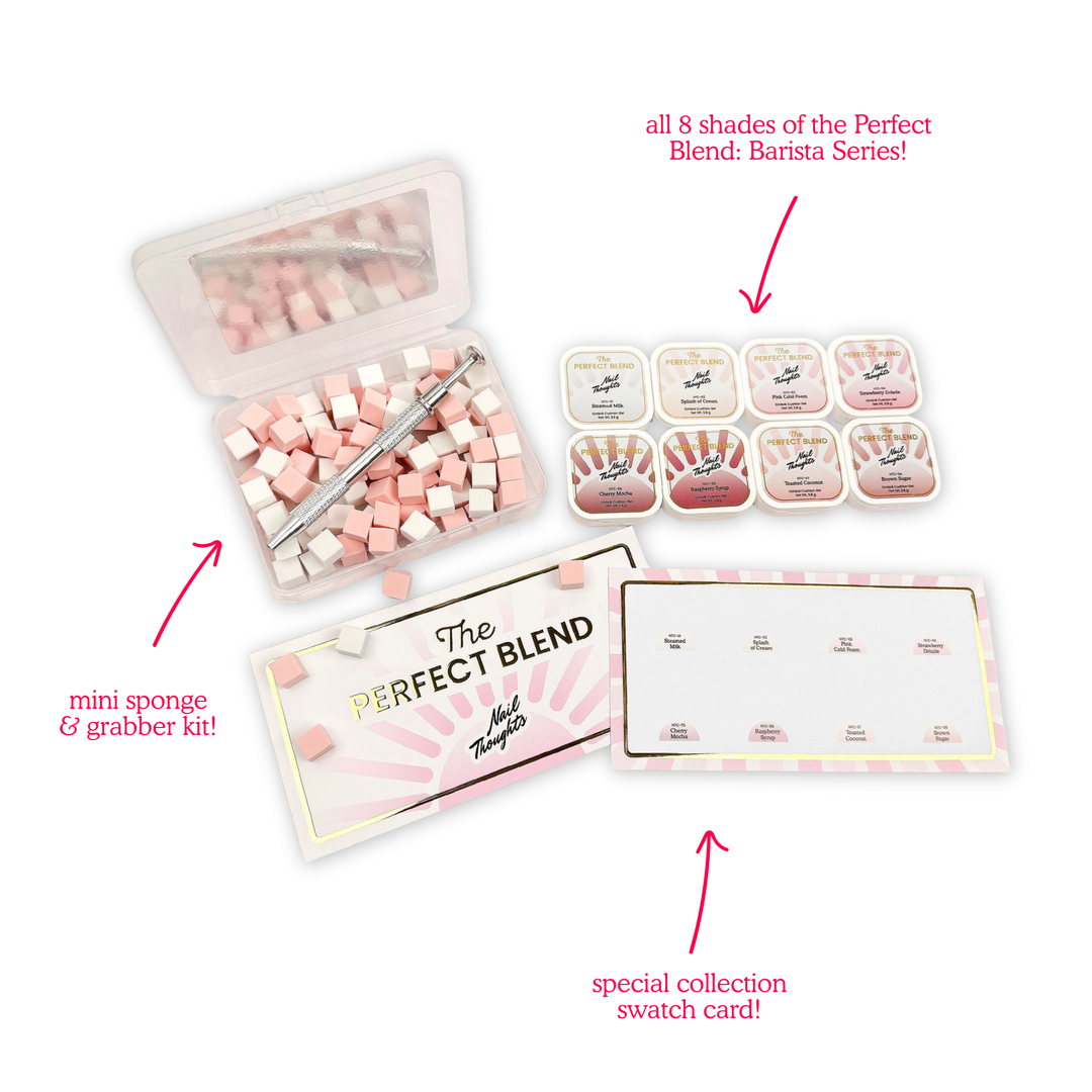 Nail Thoughts The Perfect Blend Ombré Cushion Gel (+ Mini Sponge &amp; Grabber Kit!)