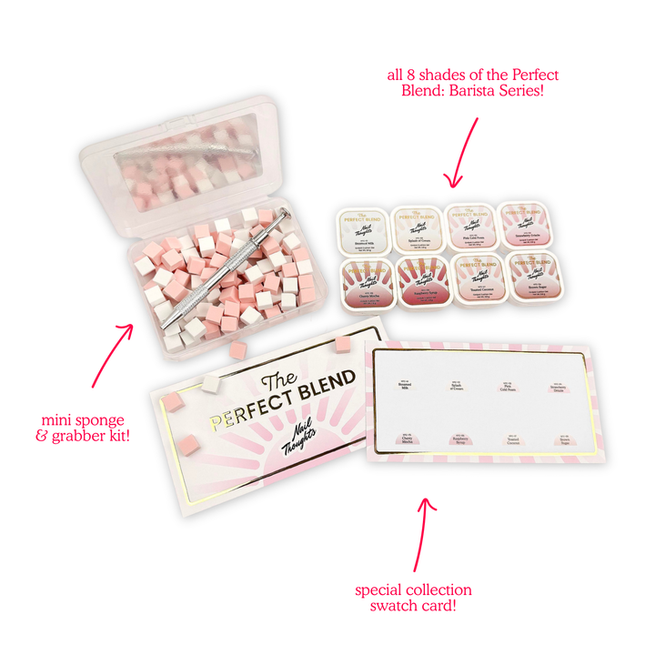 Nail Thoughts The Perfect Blend Ombré Cushion Gel (+ Mini Sponge &amp; Grabber Kit!)