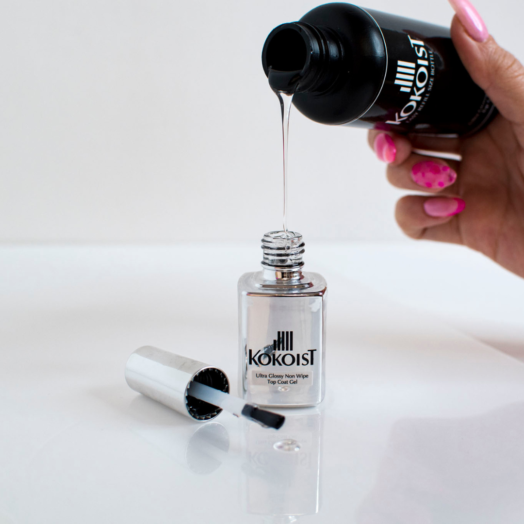 ネイルアート用品(筆など) KOKOIST Ultra Glossy Non Wipe Top 100g Ultra Glossy Non Wipe Top Coat Gel 100g – KOKOIST USA