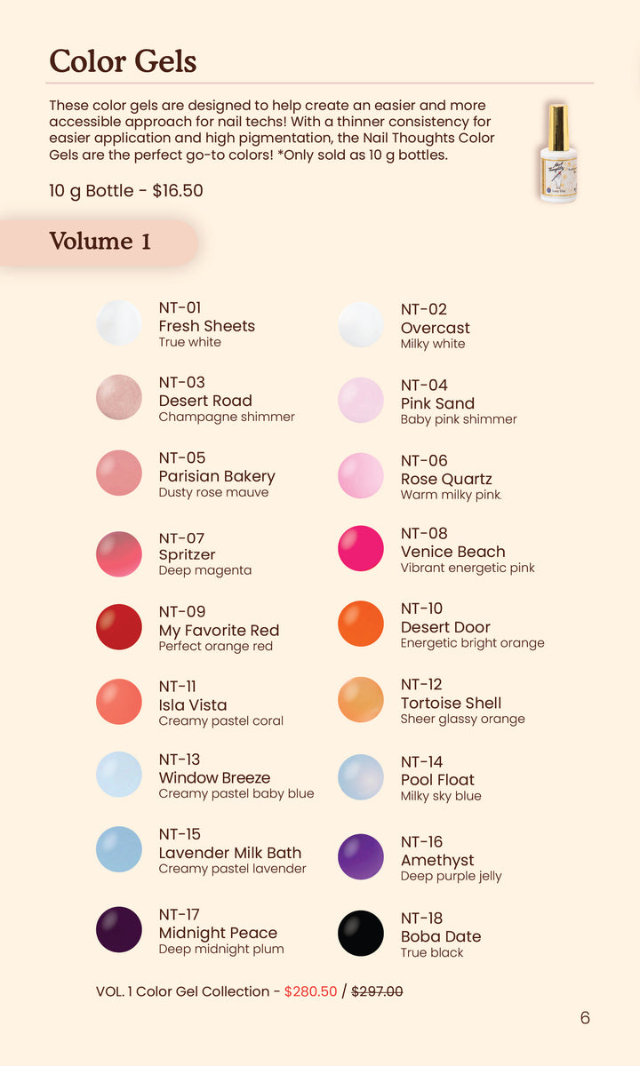 Nail Thoughts Catalog VOL. 6