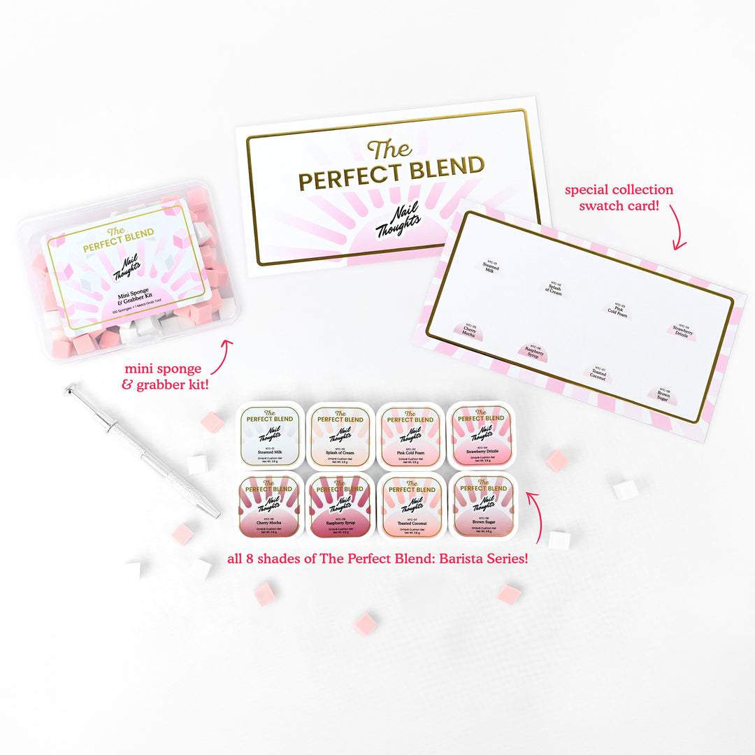 Nail Thoughts The Perfect Blend Ombré Cushion Gel (+ Mini Sponge &amp; Grabber Kit!)
