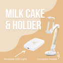 Cordless Mini Light Milk Cake + Compact Holder Set