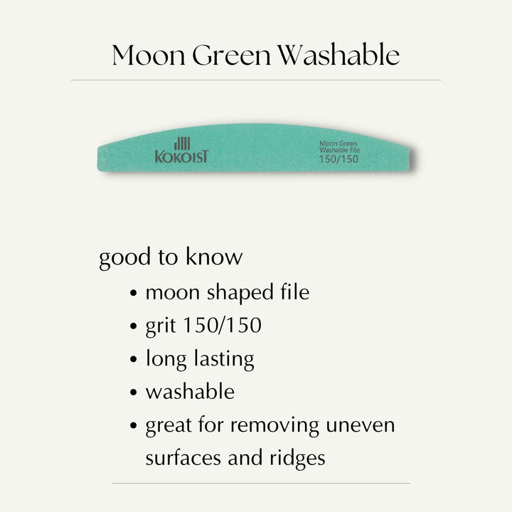 *Pack of 20 Moon Green Washable File