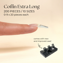 Coffin Extra Long Gelip Refill Package20p