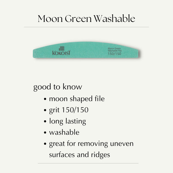 Moon Green Washable File 150/150