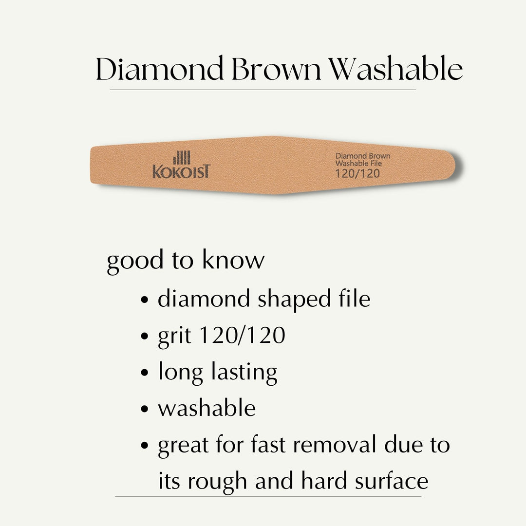 Diamond Brown Washable File 120/120