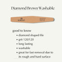 Diamond Brown Washable File 120/120