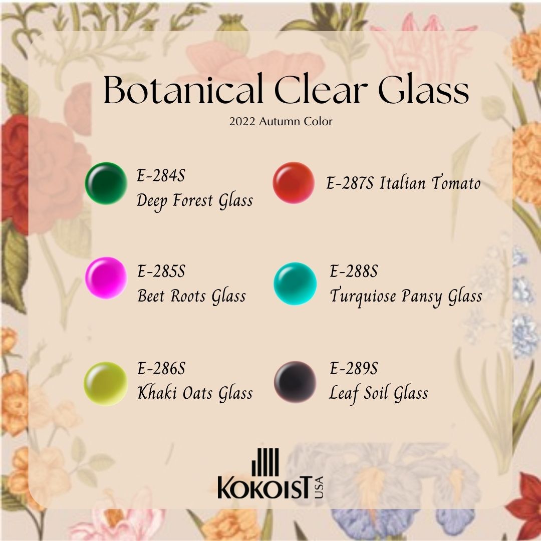 Botanical Clear Glass Series E284S-E289S