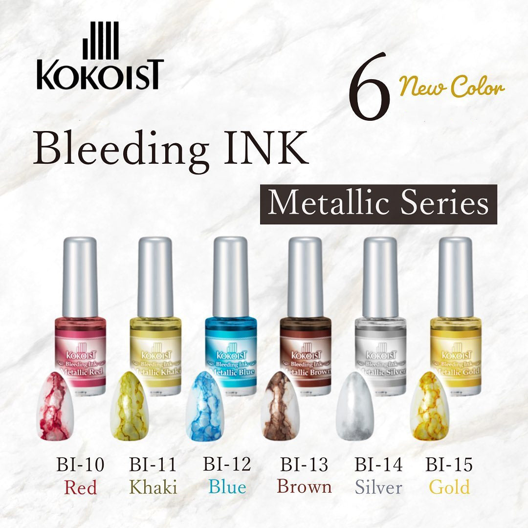 BI-12 Bleeding Ink Metallic Blue